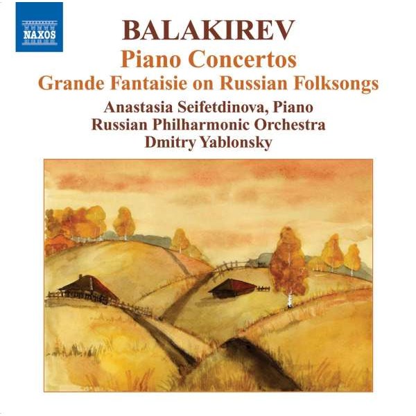 Mily Balakireff (1837-1910): Klavierkonzerte Nr.1 & 2 - Naxos  - (CD / Titel: H-Z)