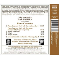 Mily Balakireff (1837-1910): Klavierkonzerte Nr.1 & 2 - Naxos  - (CD / Titel: H-Z)