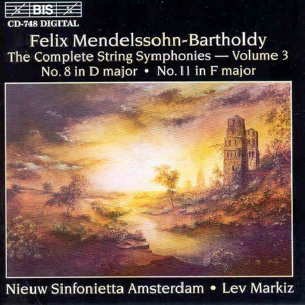 Streichersymphonien Nr.8 & 11 - Felix Mendelssohn Bartholdy (1809-1847) -   - (CD / Titel: H-Z)