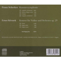 Ernst Krenek (1900-1991): Violinkonzert Nr.1 op.29 -...