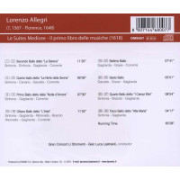 Les Suites Medicee Nr.1-8: Lorenzo Allegri (1567-1648) -...