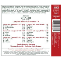 Antonio Vivaldi (1678-1741): Fagottkonzerte Vol.5 -   - (CD / Titel: A-G)