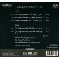 Ludwig van Beethoven (1770-1827): Klavierkonzerte Nr.1-5...