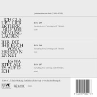 Bach-Kantaten-Edition der Bach-Stiftung St.Gallen - CD 23: Johann Sebastian Bach (1685-1750) - JSB  - (CD / Titel: A-G)