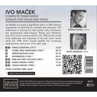 Klavierwerke - Ivo Macek (1914-2002) -   - (CD / Titel: H-Z)