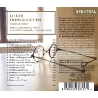 Franz Schubert (1797-1828): Lieder "Lieder...