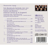 Felix Mendelssohn Bartholdy (1809-1847): Psalm op.42 -...