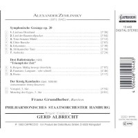 Symphonische Gesänge op.20: Alexander von Zemlinsky...