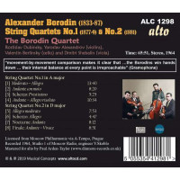 Alexander Borodin (1833-1887): Streichquartette Nr.1...