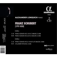 Franz Schubert (1797-1828): Klaviersonaten D.958-960 -...