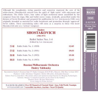 Dmitri Schostakowitsch (1906-1975): Ballettsuiten Nr.1-4...