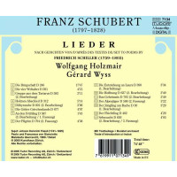 Franz Schubert (1797-1828): Lieder - Tudor  - (CD /...