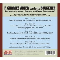 Anton Bruckner (1824-1896): Symphonien Nr.1, 3, 6, 9 -...