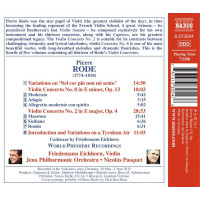 Pierre Rode (1774-1830): Violinkonzerte Nr.2 & 8 -...