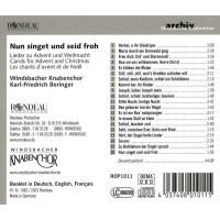 Windsbacher Knabenchor - Nun singet und seid froh - Rondeau  - (CD / W)