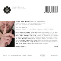 Robert Schumann (1810-1856): Andreas Martin Hofmeir - Werke für Tuba & Harfe ("Besser ohne Worte - Better without Words") - Genuin  - (CD / A)