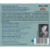 Zoltan Kodaly (1882-1967): Hary Janos-Suite - Alto  - (CD...