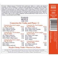 Konzerte für Violine & Klavier Nr.6-10 - Friedrich Seitz (1848-1918) -   - (CD / Titel: H-Z)