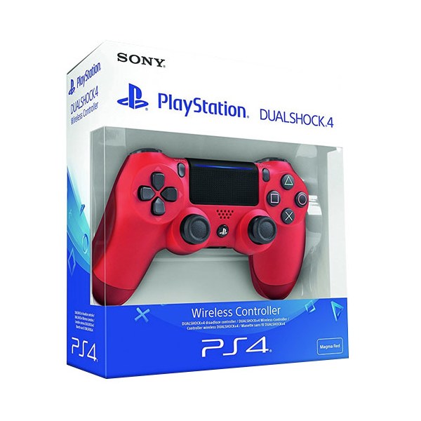 PS4  Controller org. Magma Red V2 wireless Dual Shock 4UN 3481 Li-ion batteries contained inequipment - Sony 9814153 - (SONY® PS4 Hardware / Zubehör)