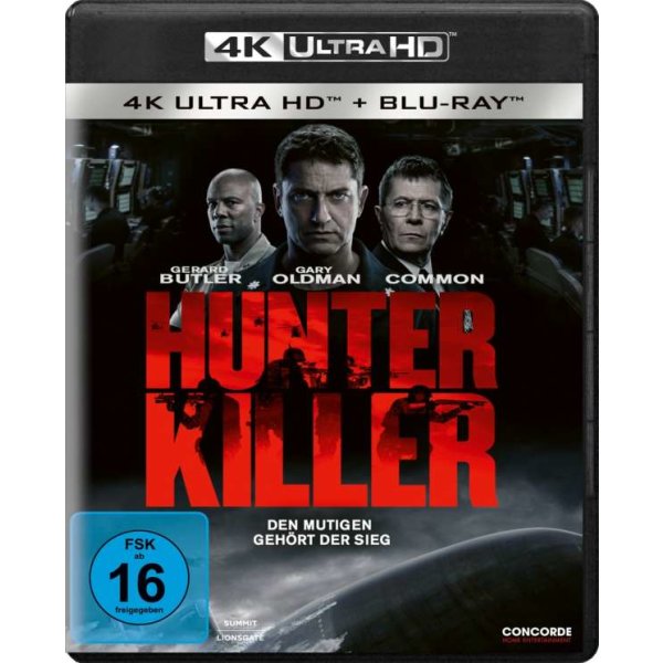 Hunter Killer (UHD+BR) Softbox Min: 122DD5.1WS   4K Ultra - Concorde  - (Ultra HD Blu-ray / Action)