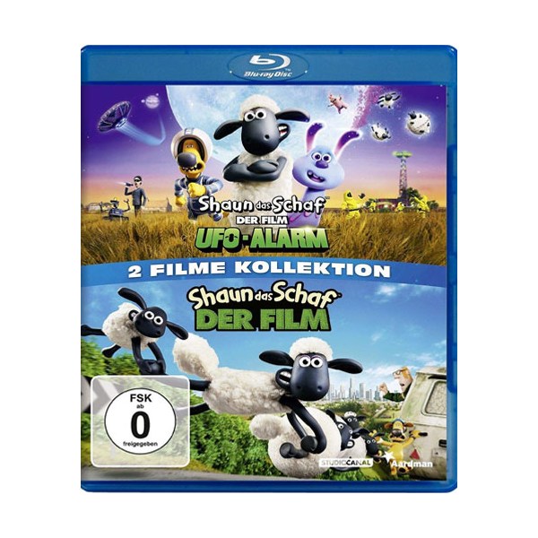 Shaun das Schaf - Der Film  1&2 (BR) Doppelset, 2Disc - STUDIOCANAL  - (Blu-ray Video / ANIMATION)