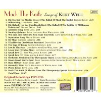 Mack The Knife - Songs Of Kurt Weill - Naxos Jazz  - (CD...