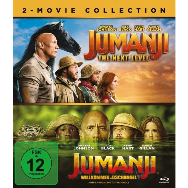 Jumanji: Willkommen im Dschungel / Jumanji: The Next Level (Blu-ray) - Sony Pictures Entertainment Deutschland GmbH  - (Blu-ray Video / Komödie)