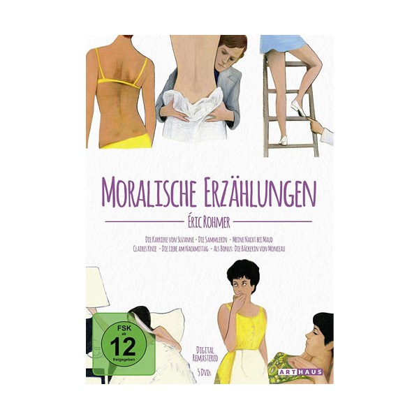 Moralische Erzählungen (DVD) Eric Rohmer Min: 460/DD/VB   5DVDs - Arthaus  - (DVD Video / Komödie)