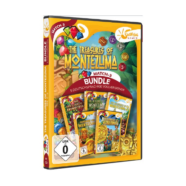 Treasures of Montezuma 1-5  PC SUNRISE - Sunrise  - (PC Spiele / Sammlung)