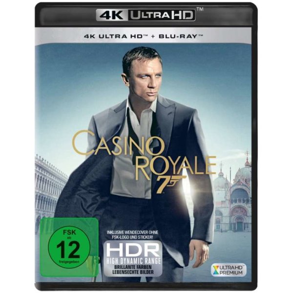 James Bond: Casino Royale (Ultra HD Blu-ray & Blu-ray): - Sony Pictures Home Ent