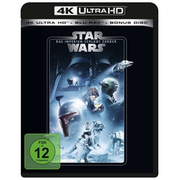 Star Wars #5: Imperium schlägt zur.(UHD) Min: 131DD5.1WS 3DISC Krieg der Sterne - Fox  - (Ultra HD Blu-ray / Science Fiction)