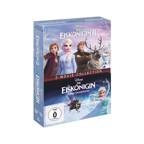 Eiskönigin, Die  1&2 (DVD) DP 2Disc  Min: 217/DD5.1/WS   Frozen 1&2 - Disney  - (DVD Video / ANIMATION)