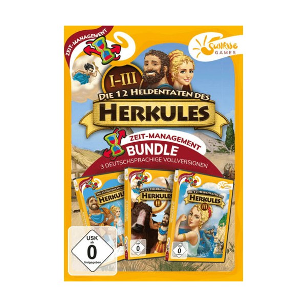 12 Heldentaten des Herkules 1-3  PC SUNRISE - Vitrex  - (PC Spiele / Sammlung)