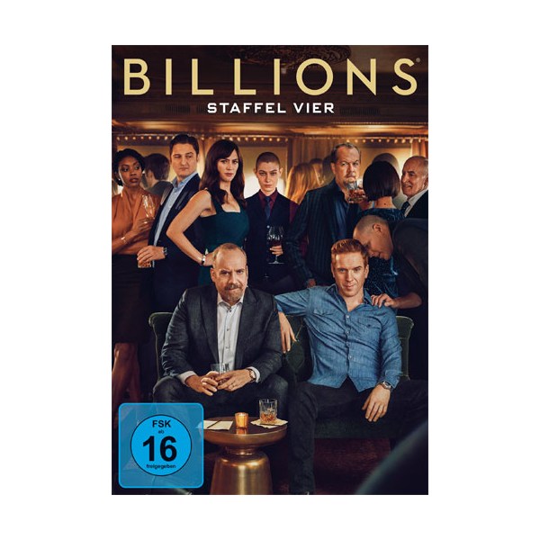 Billions - Season #4 (DVD) 4DVDs 12 Episoden auf 4 Discs - Paramount/CIC  - (DVD Video / TV-Serie)