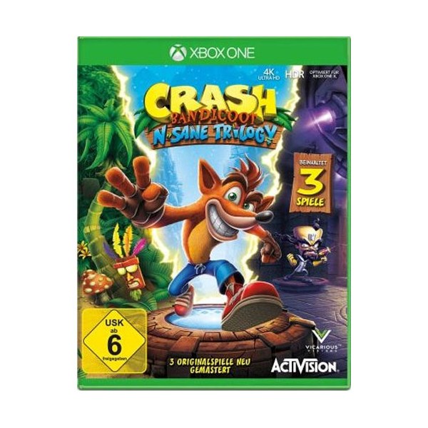 Crash Bandicoot   XB-One  N-Sane Tril. - Activ. / Blizzard  - (XBox One Software / JumpN Run)