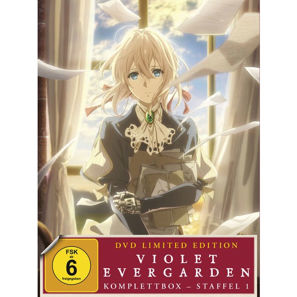 Violet Evergarden - Kompl. SSN 1 (DVD) SE Komplettbox - Limited Special Edition - LEONINE  - (DVD Video / Anime)