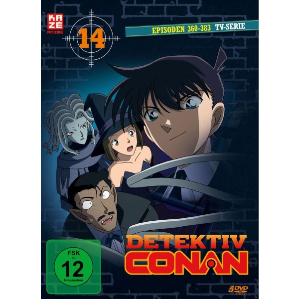 Detektiv Conan - TV Serie Box 14 (DVD)  5DVDs, Episoden 359-383 - AV-Vision  - (DVD Video / Zeichentr.)