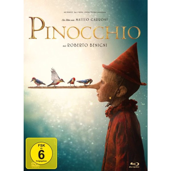 Pinocchio (BR+DVD)  v.2019  L.C.E. -MB- Limited Collectors Edition, Mediabook - capelight Pictures  - (Blu-ray Video / Family)