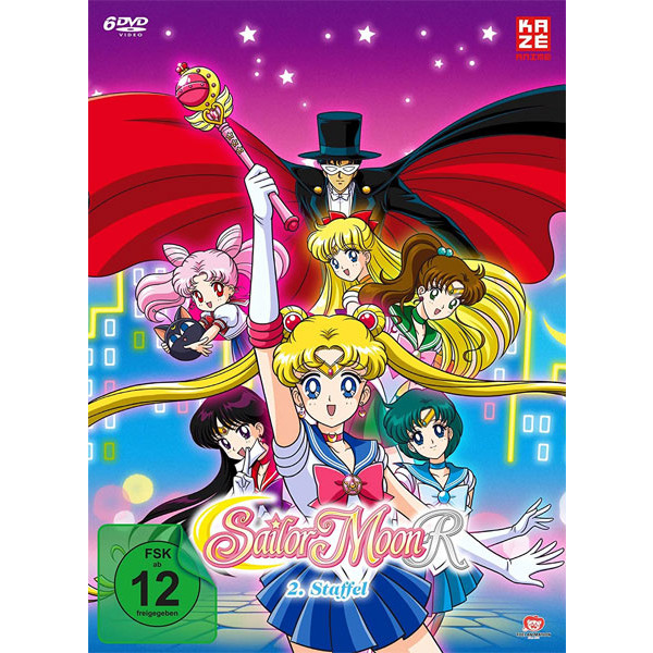 Sailor Moon - Staffel #2 (DVD) GA Sailor Moon R, Gesamtausgabe, 6Disc - AV-Vision  - (DVD Video / Anime)