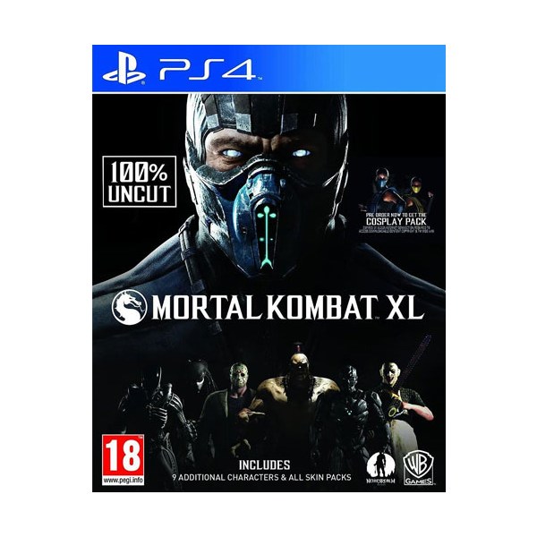 Mortal Kombat XL  PS-4  AT inkl Pack 1+2 / Skin Packs auf CD - Warner Games  - (SONY® PS4 / Fighting)