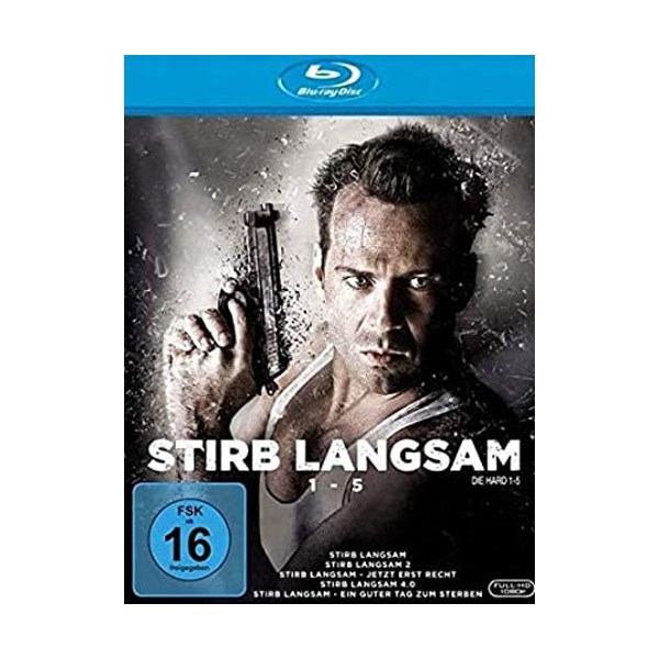 Stirb Langsam  1-5 (BR) 5 Disc, Die Hard 1-5 - Disney  - (Blu-ray Video / Action)