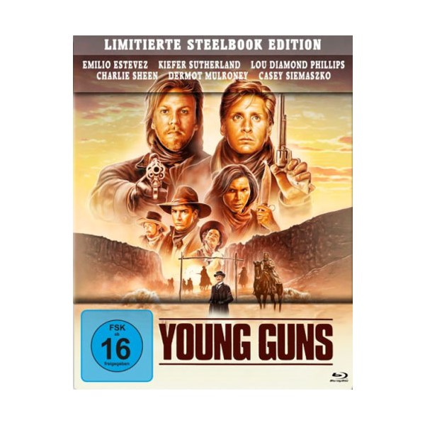 Young Guns (BR) LE -Steelbook- Min: 107/DD5.1/WS - ALIVE AG  - (Blu-ray Video / Western)