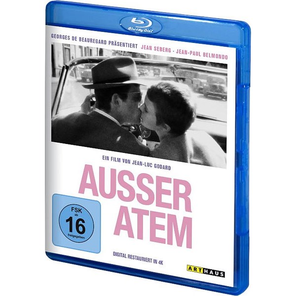 Außer Atem (BR) 60th Anniv.Edition Min: 90/Mono,DTS-HD/WS s/w - STUDIOCANAL  - (Blu-ray Video / Thriller)