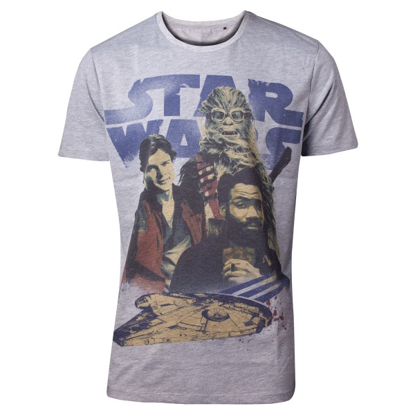 Star Wars - Han Solo 3 Is A Crowd Mens T-shirt - Difuzed TS141721STW - (T-shirts and Tops / Short Sleeved T-shirts)