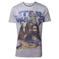 Star Wars - Han Solo 3 Is A Crowd Mens T-shirt - Difuzed...