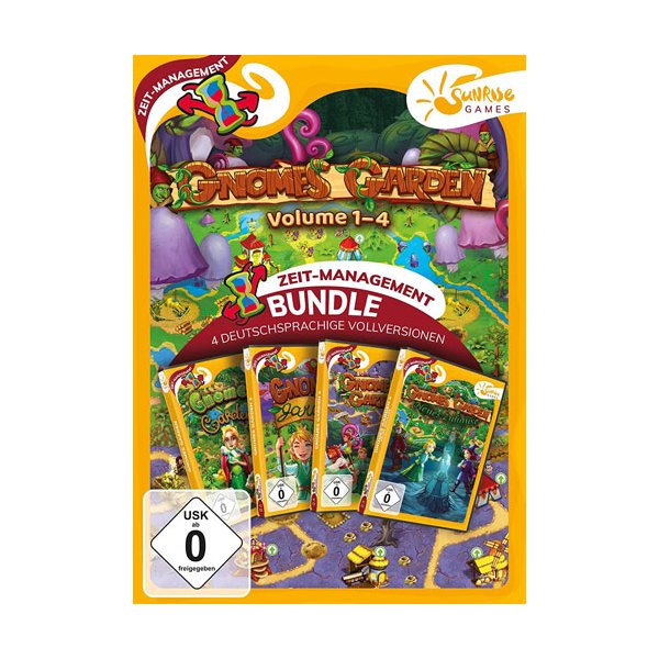 Gnomes Garden 1-4  PC SUNRISE - Sunrise  - (PC Spiele / Sammlung)