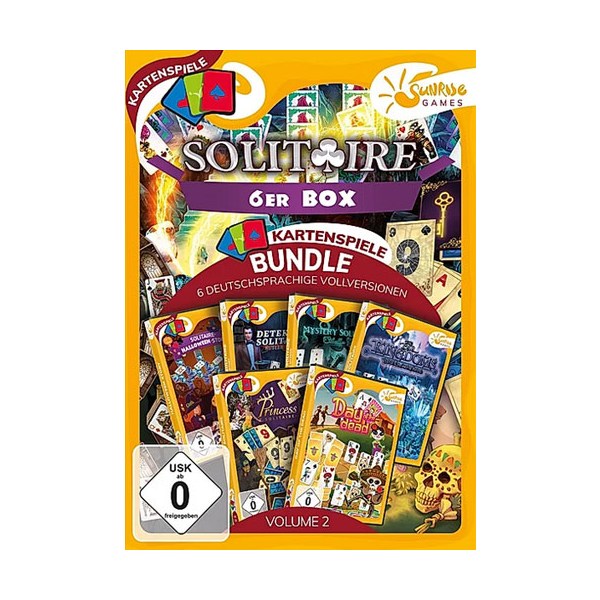 Solitaire 6-er Box Vol. 2  PC SUNRISE - Sunrise  - (PC Spiele / Sammlung)