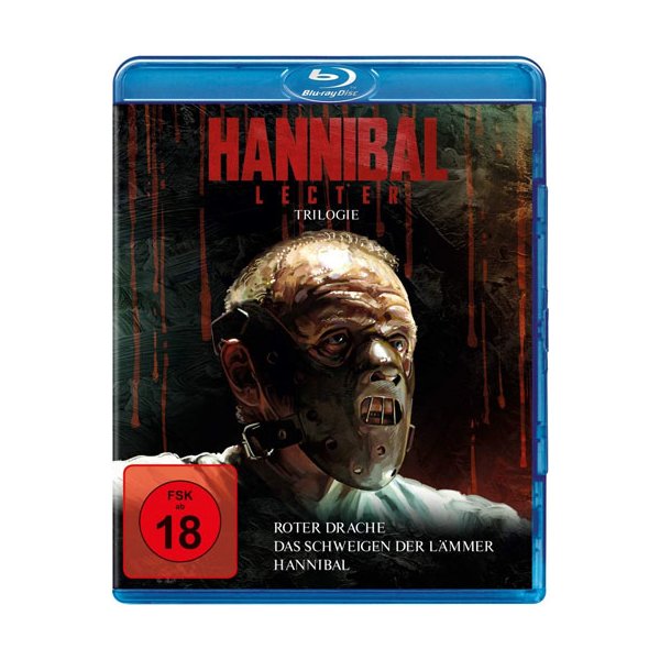 Hannibal Lecter Trilogie (BR) 3Disc Roter Drache/Schweigen d.Lämmer/HannibalMin: 374/DD5.1/WS - Universal Picture  - (Blu-ray Video / Thriller)