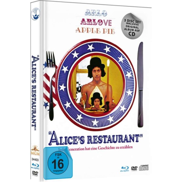 Alices Restaurant (Blu-ray & DVD plus Soundtrack-CD im Mediabook ) - HanseSound Musik  - (Blu-ray Video / Komödie)