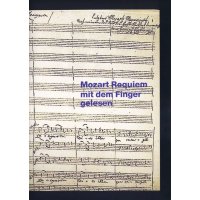 Mozarts Requiem mit dem Finger gelesen -   - (DVD Video /...